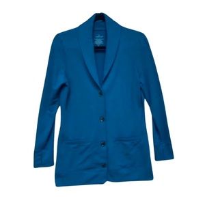 *SALE**** Cuddl Duds long button front fleece cardigan size XS